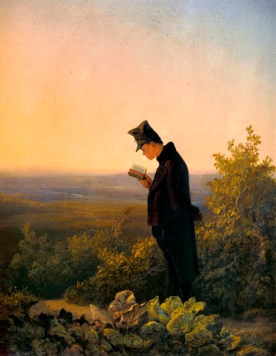 Das Abendbrevier von Carl Spitzweg